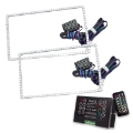 Picture of Oracle Dodge Ram 94-01 Halo Kit - ColorSHIFT w- 2-0 Controller