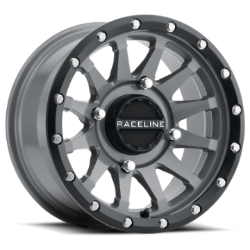 Picture of Raceline A95SG Trophy 14x7in - 4x110 BP - 10mm Offset - 83-8mm Bore - Grey & Black Lip Wheel