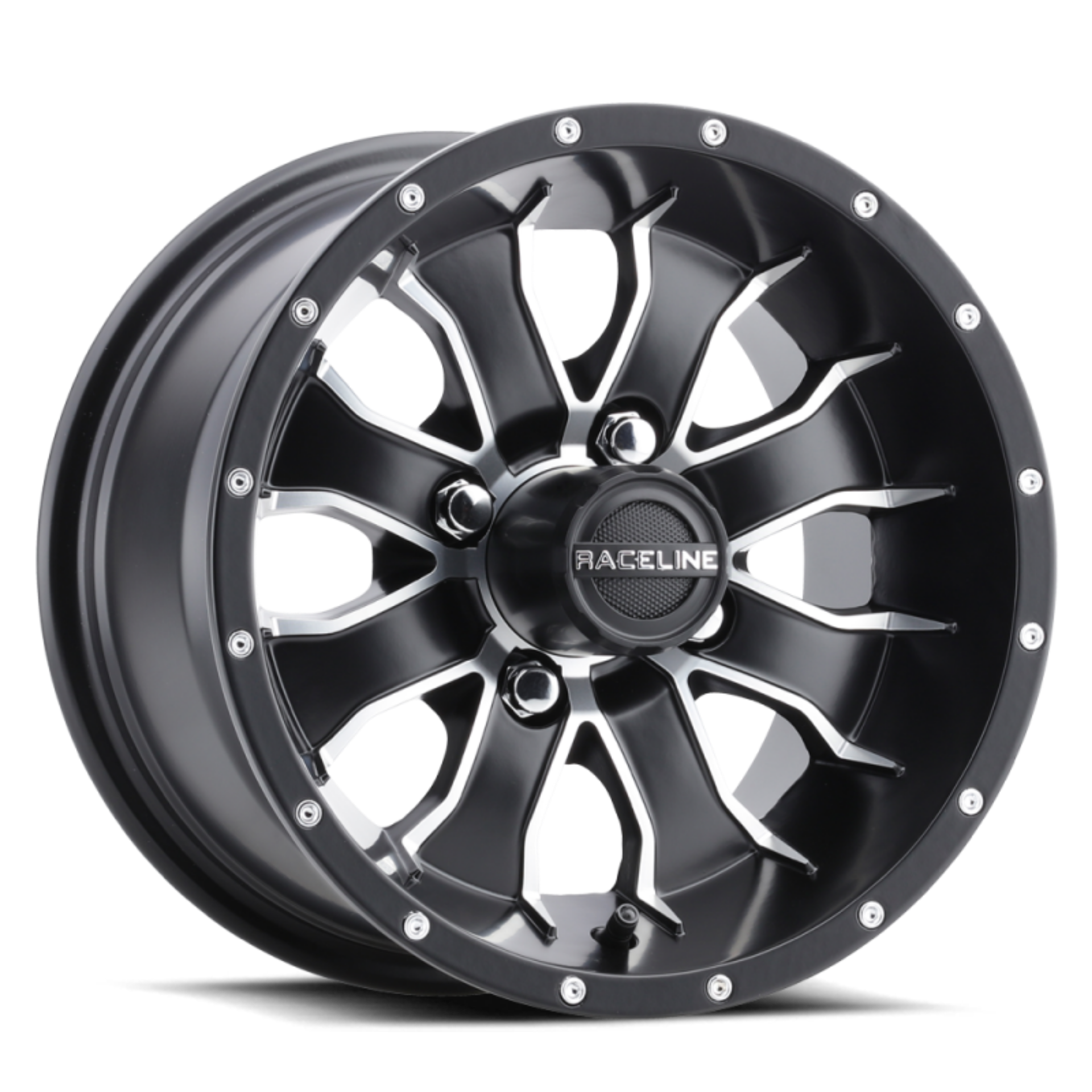 Picture of Raceline G77 Mamba 12x7in - 4x101-6 BP - 5mm Offset - 68mm Bore - Satin Black Wheel