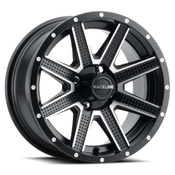 Picture of Raceline G92M Hostage 12x7in - 4x101-6 BP - -47mm Offset - 68mm Bore - Satin Black Wheel