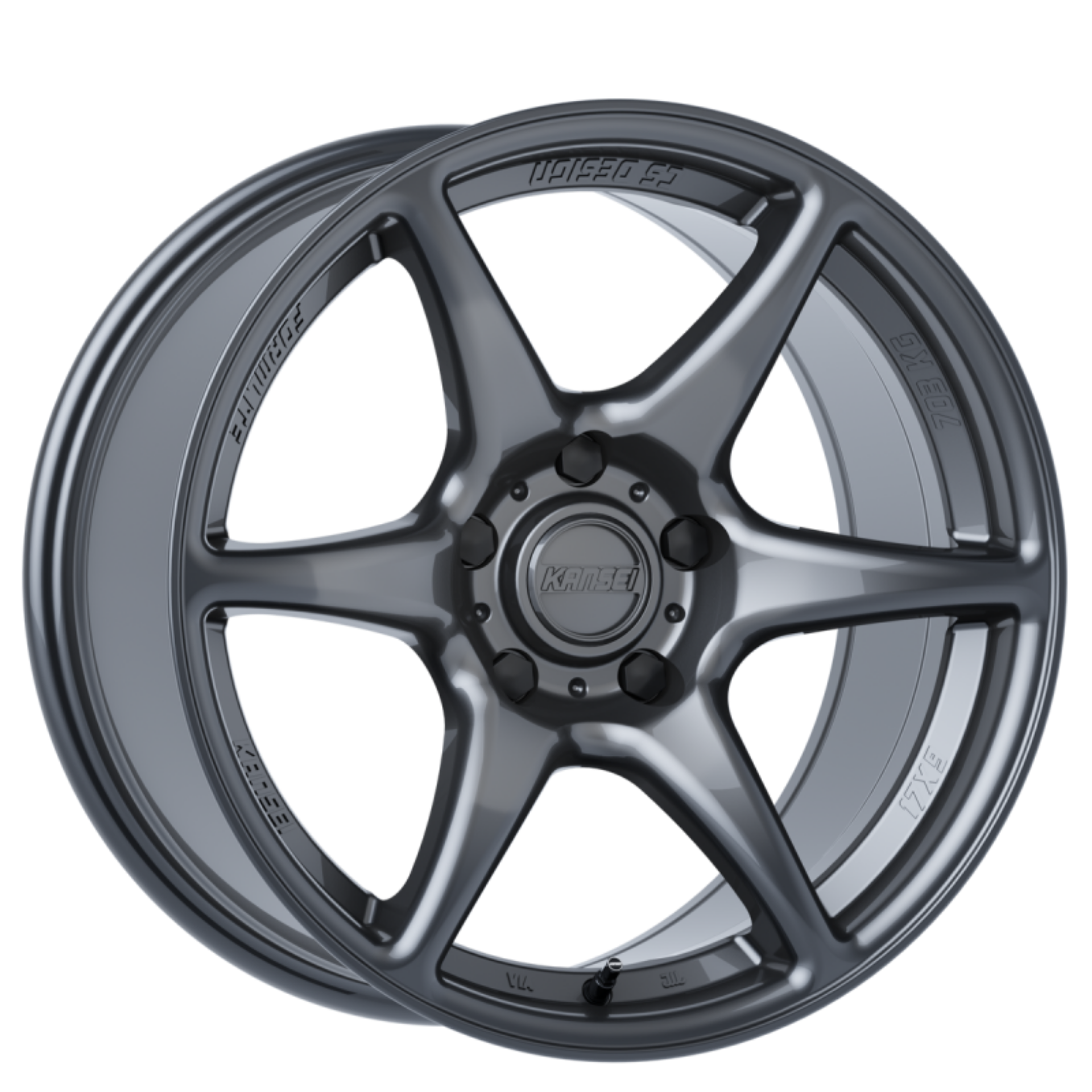 Picture of Kansei K11G Tandem 17x9-5in - 5x114-3 BP - 12mm Offset - 73-1mm Bore - Gunmetal Wheel