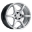 Picture of Kansei K11S Tandem 17x9-5in - 5x100 BP - 12mm Offset - 73-1mm Bore - Hyper Silver Wheel