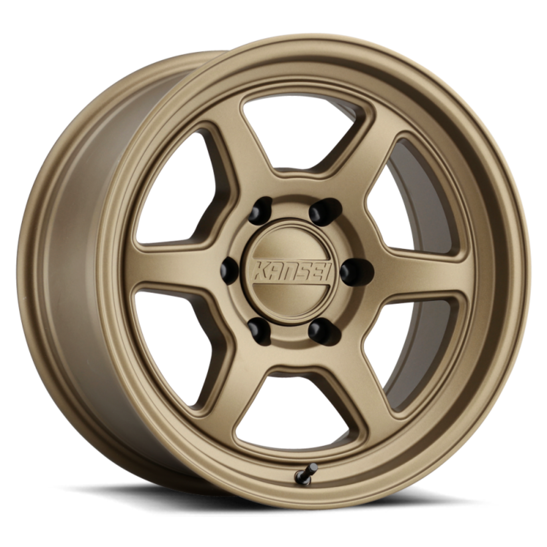 Picture of Kansei K14B Roku 17x8-5in - 5x127 BP - -10mm Offset - 78-1mm Bore - Gloss Black Wheel