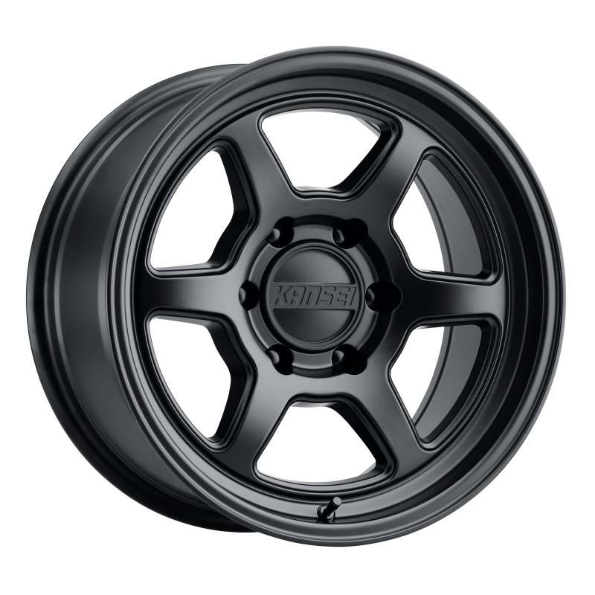 Picture of Kansei K14MB Roku 17x8-5in - 5x127 BP - -10mm Offset - 78-1mm Bore - Matte Black Wheel