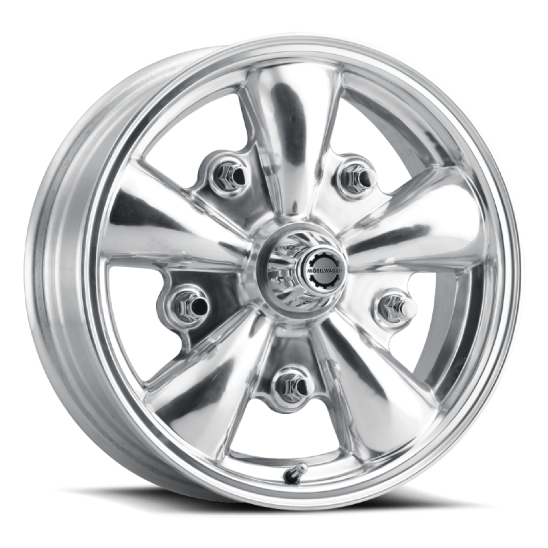 Picture of Mobelwagen MW-720P Das Jager 15x5-5in - 5x205 BP - 14mm Offset - 173mm Bore - Polished Wheel
