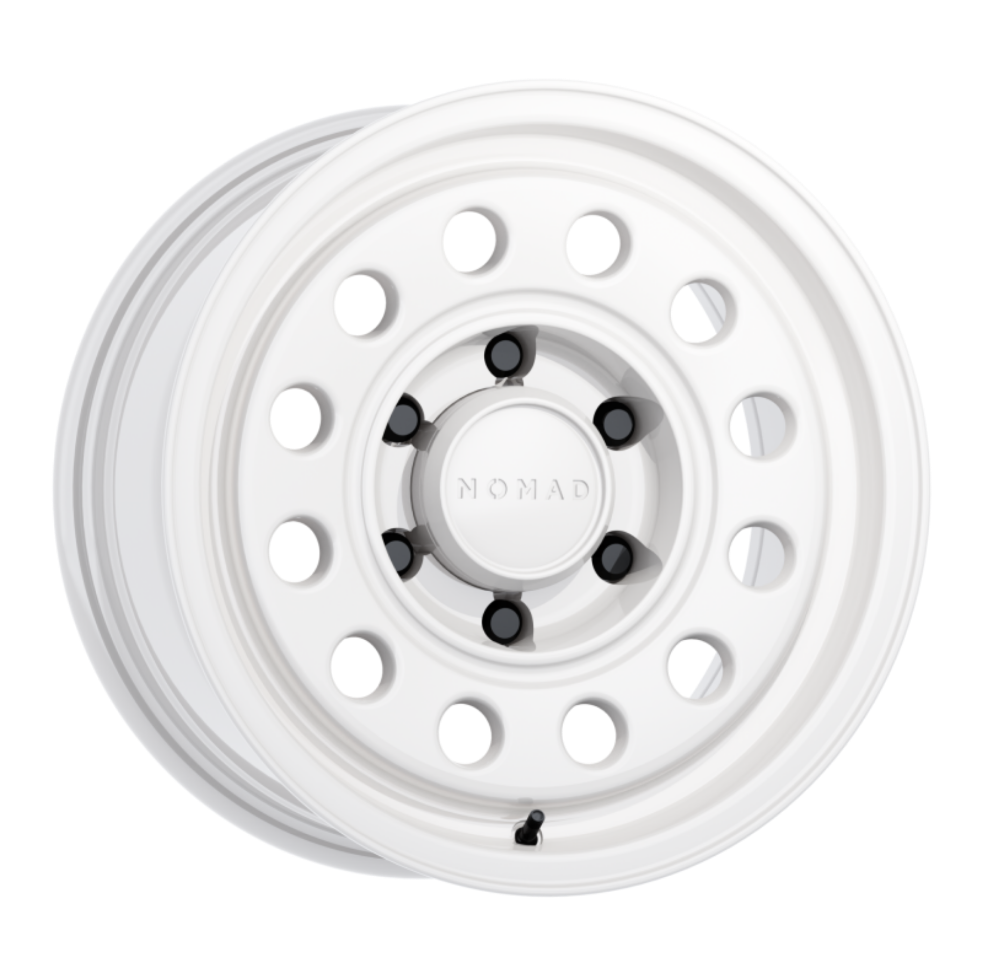 Picture of Nomad N501SA Convoy 17x8-5in - 6x135 BP - -10mm Offset - 87-1mm Bore - Gloss White Wheel