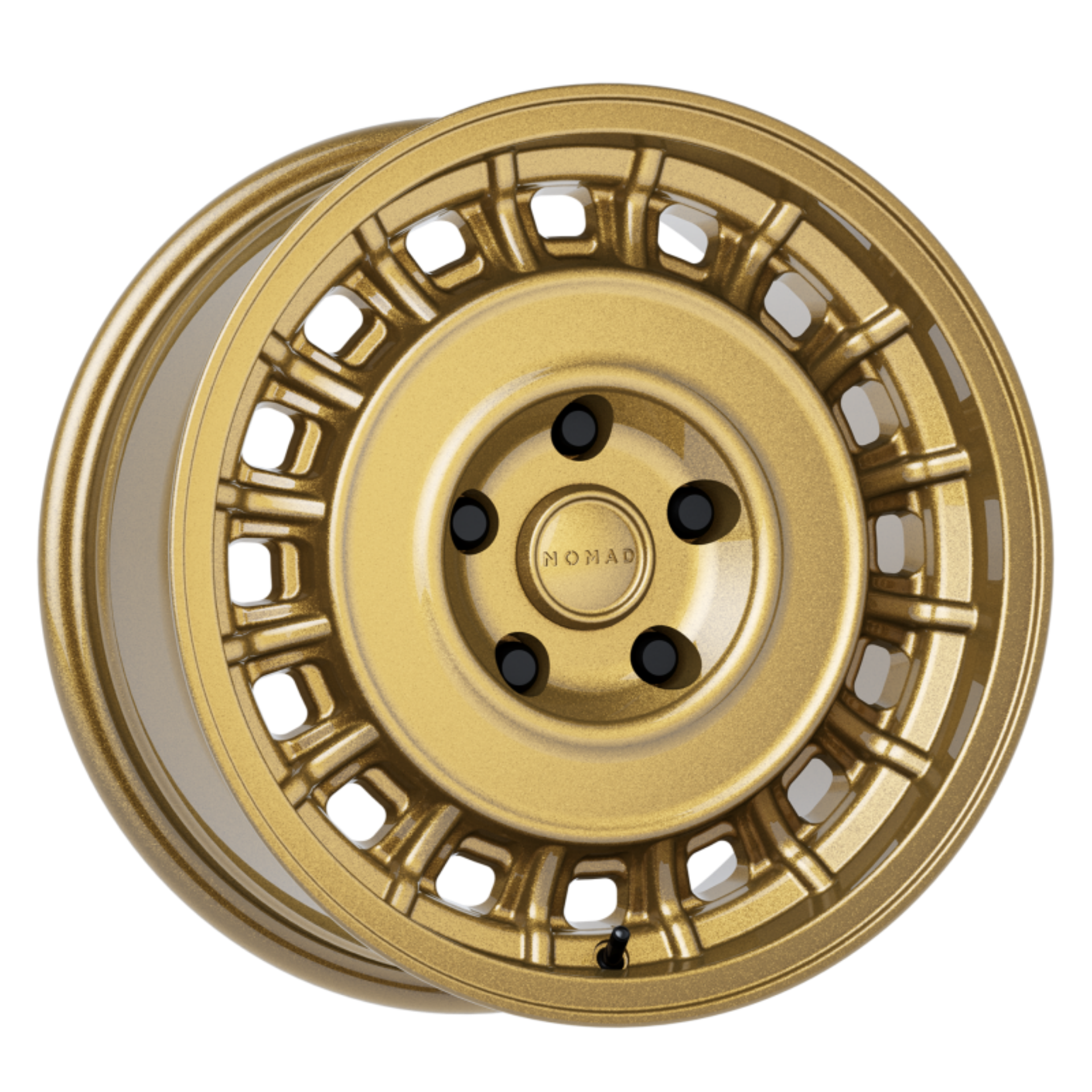 Picture of Nomad N502GR Arvo 15x7in - 5x100 BP - 15mm Offset - 56-1mm Bore - Gloss Gold Wheel