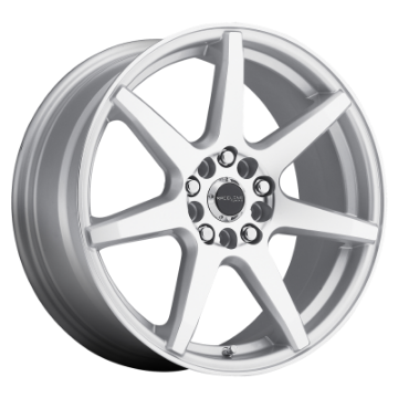 Picture of Raceline 131S Evo 17x7-5in - 5x108-5x114-3 BP - 20mm Offset - 72-62mm Bore - Silver & Machined Wheel