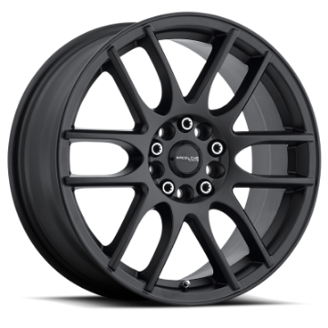Picture of Raceline 141B Mystique 17x7-5in - 5x108-5x114-3 BP - 40mm Offset - 72-62mm Bore - Satin Black Wheel