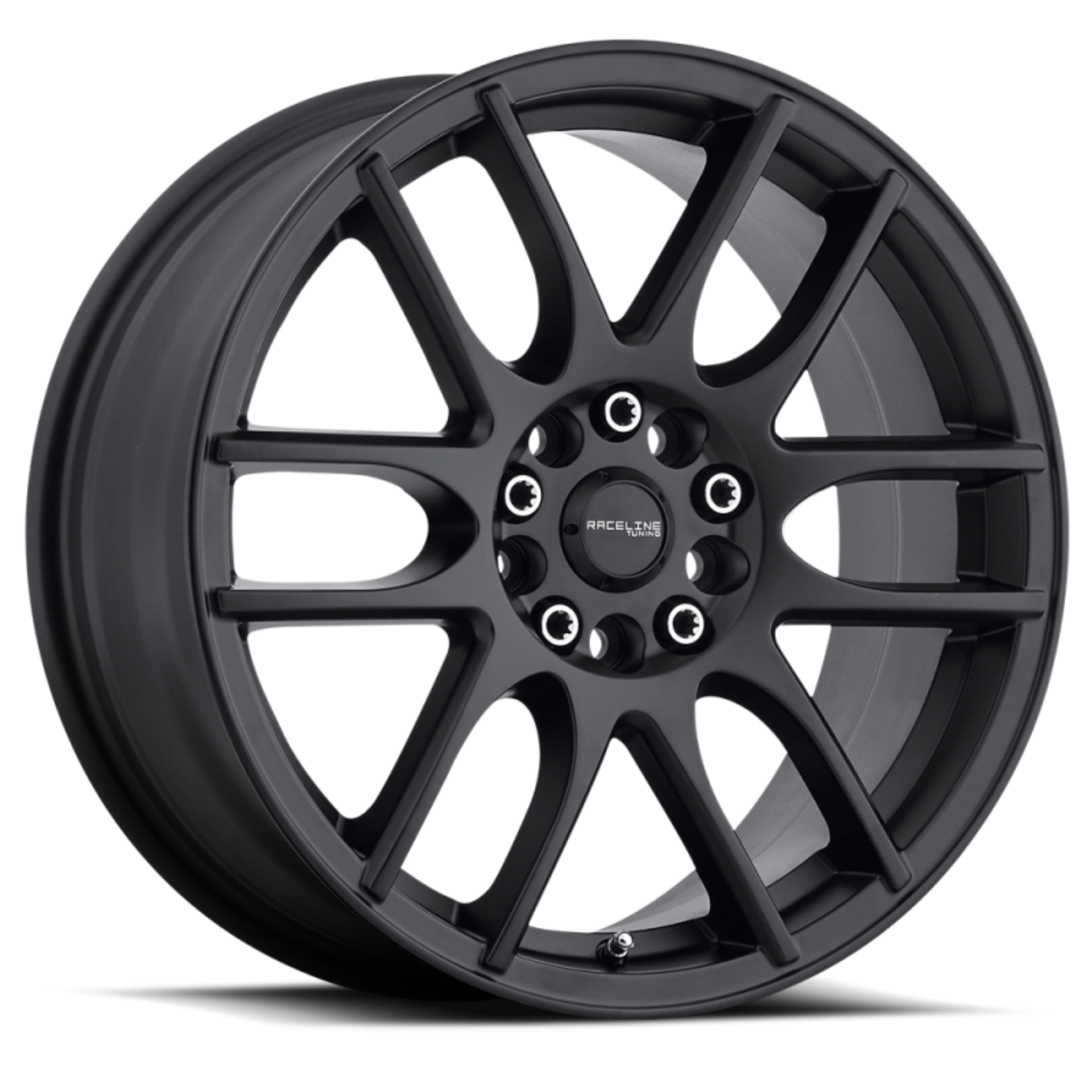 Picture of Raceline 141B Mystique 18x7-5in - 5x110-5x114-3 BP - 42mm Offset - 72-62mm Bore - Satin Black Wheel