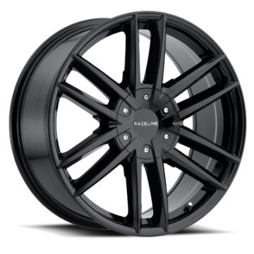 Picture of Raceline 158B Impulse 20x8-5in - 5x114-3-5x120 BP - 35mm Offset - 74-1mm Bore - Gloss Black Wheel