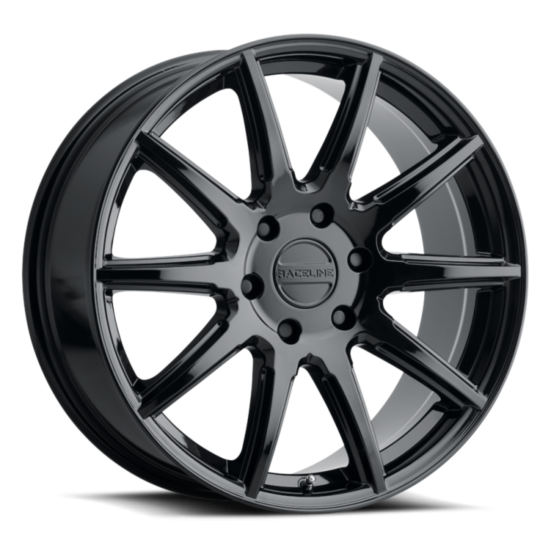Picture of Raceline 159B Spike 20x8-5in - 6x135 BP - 35mm Offset - 87-1mm Bore - Gloss Black Wheel
