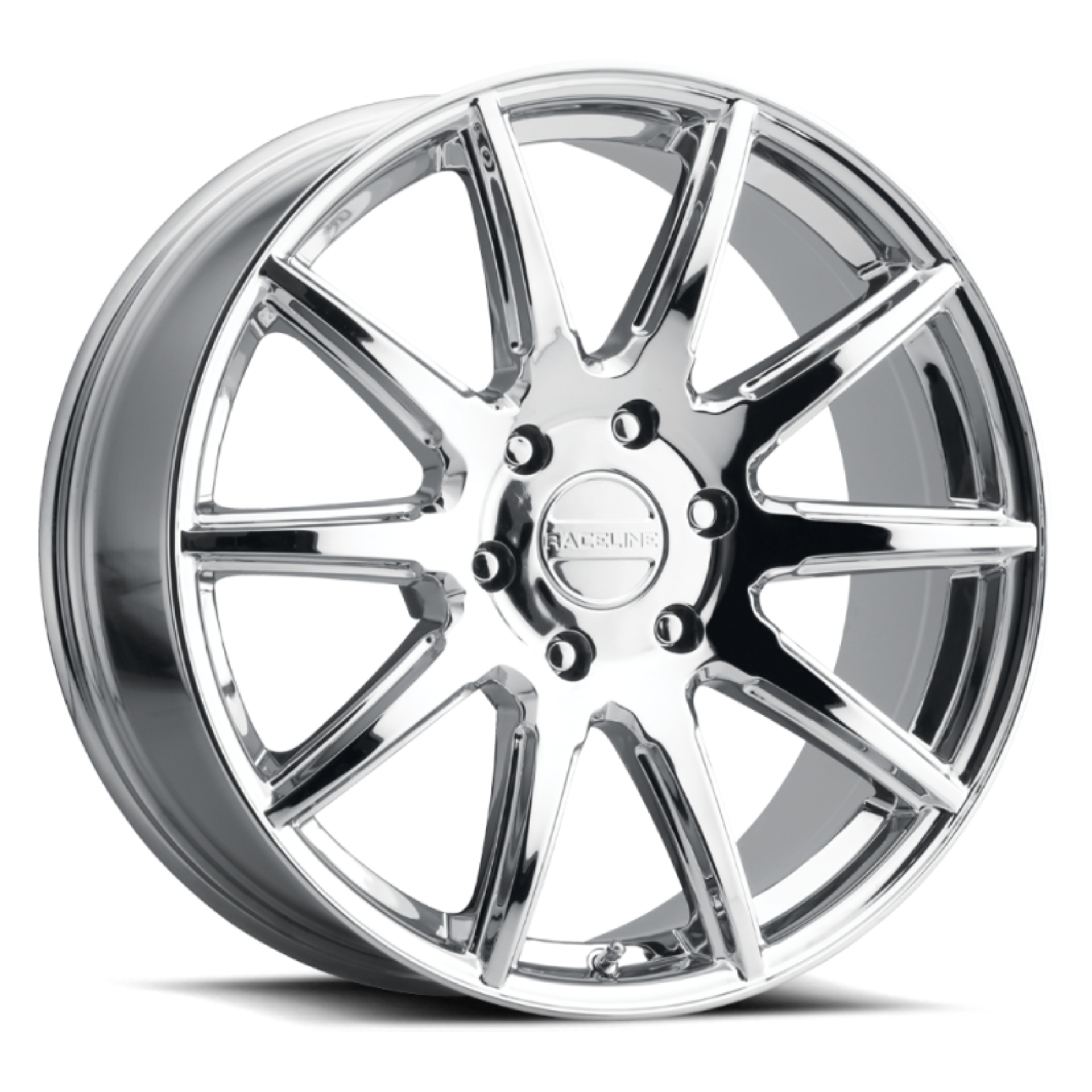 Picture of Raceline 159C Spike 18x8in - 6x132 BP - 35mm Offset - 74-6mm Bore - Chrome Wheel
