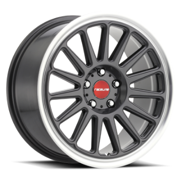 Picture of Raceline 315G Grip 18x8-5in - 5x114-3 BP - 45mm Offset - 72-6mm Bore - Gunmetal & Machined Wheel
