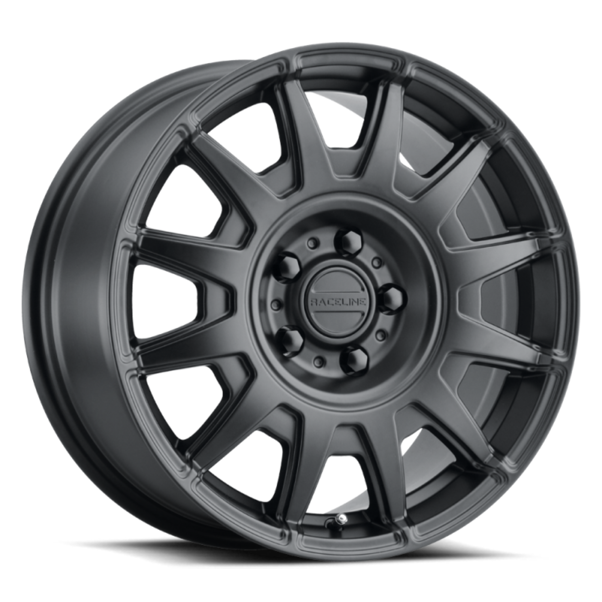 Picture of Raceline 401B Aero 17x8in - 5x108 BP - 40mm Offset - 72-62mm Bore - Satin Black Wheel