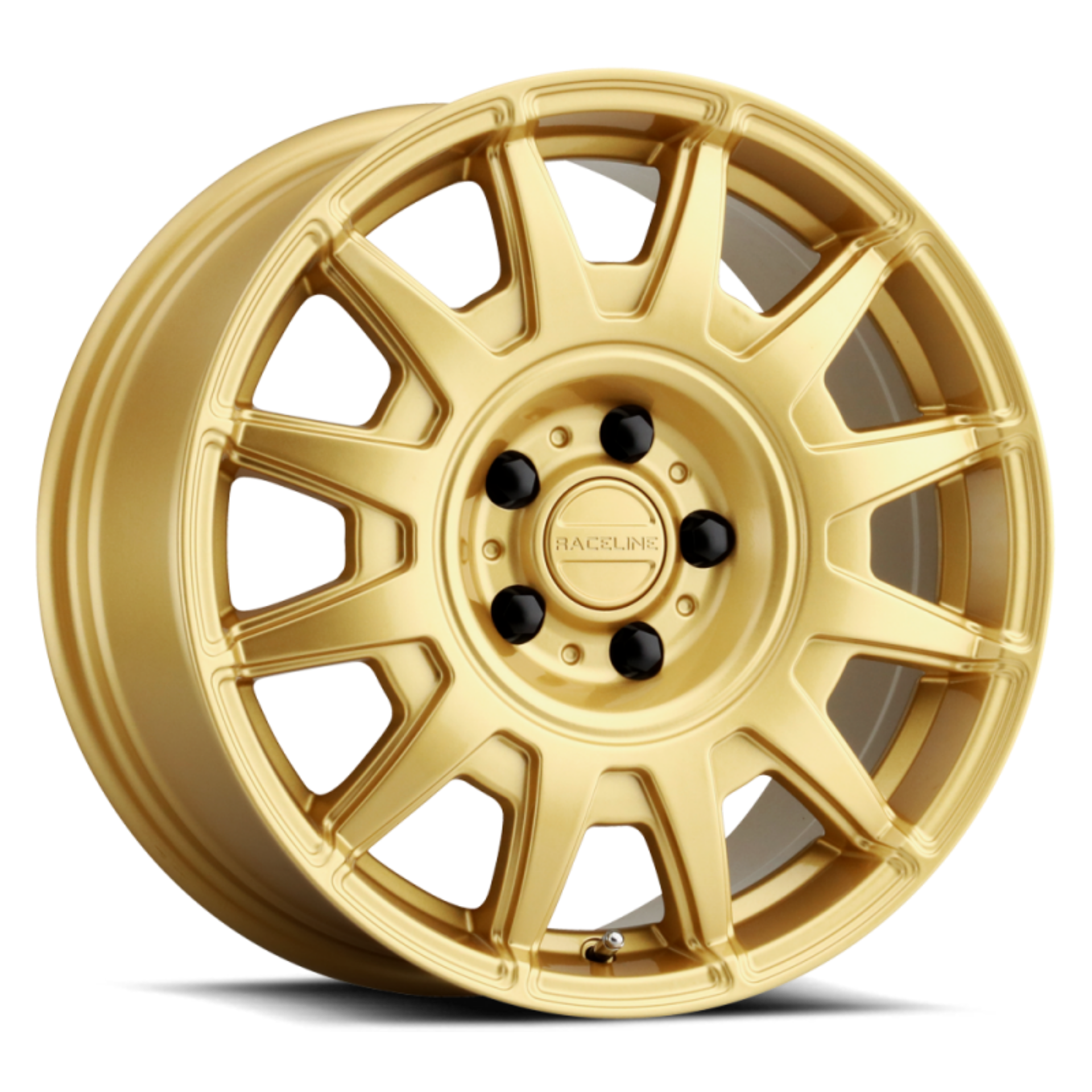Picture of Raceline 401GD Aero 17x8in - 5x114-3 BP - 40mm Offset - 72-62mm Bore - Gloss Gold Wheel