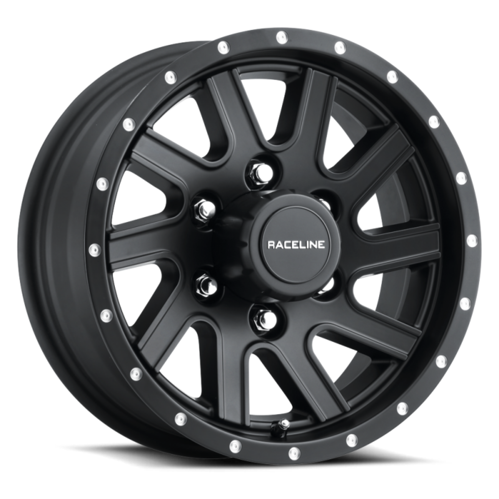 Picture of Raceline 820MB Twisted 16x6in - 8x165-1 BP - 0mm Offset - 4-90mm Bore - Satin Black Wheel