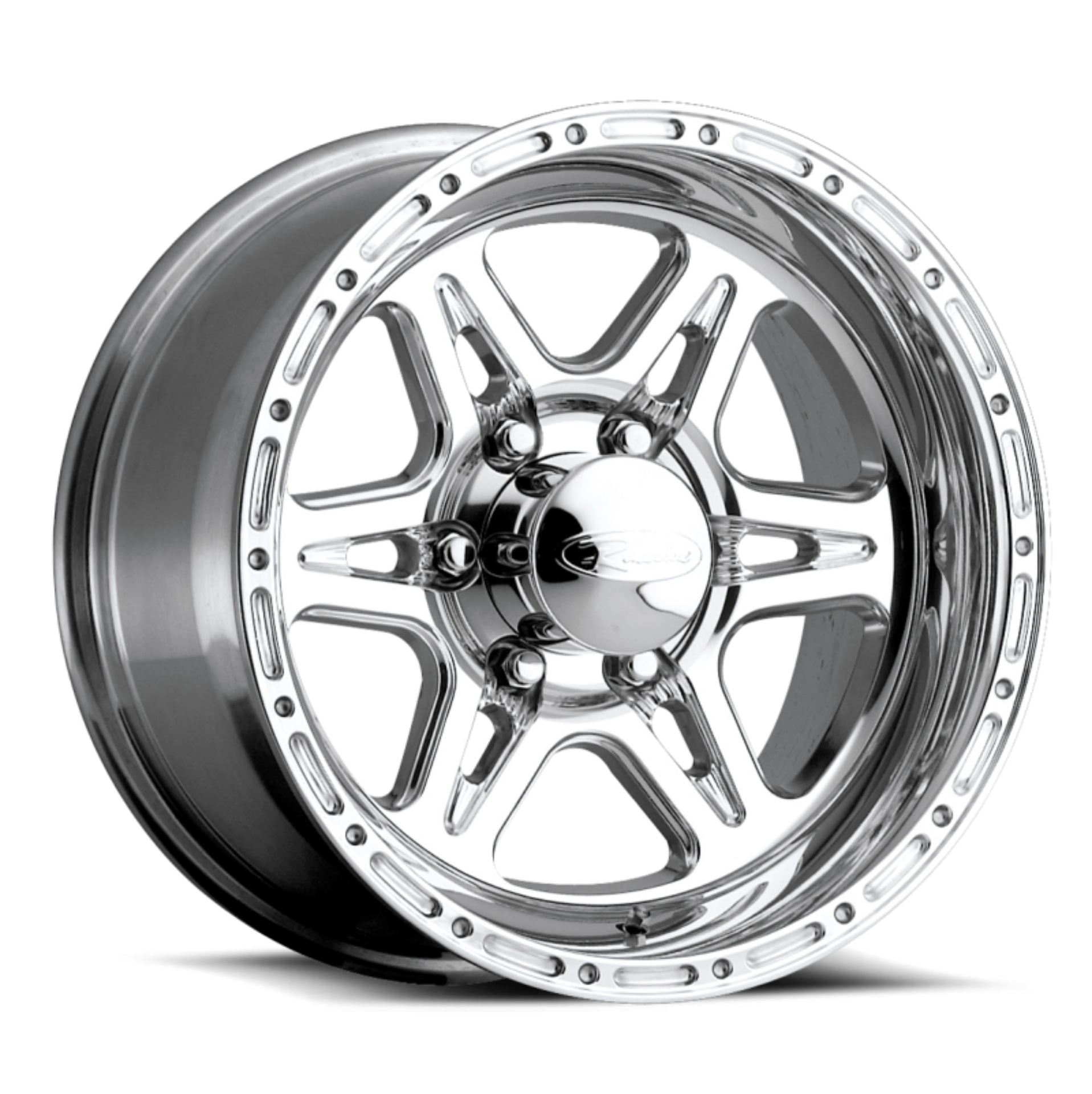 Picture of Raceline 886 Renegade 17x9in - 5x127 BP - 0mm Offset - 83-82mm Bore - Polished Wheel