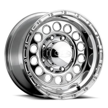 Picture of Raceline 887 Rock Crusher 16x10in - 8x165-1 BP - -24mm Offset - 130-81mm Bore - Polished Wheel
