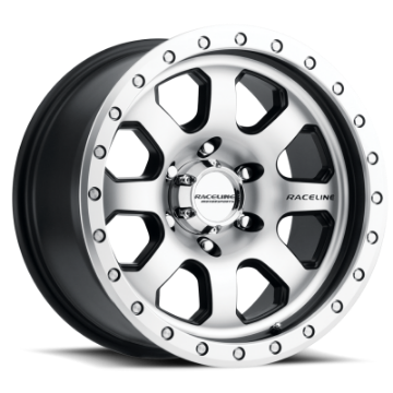Picture of Raceline 929M Avenger 17x9in - 8x165-1 BP - -12mm Offset - 130-81mm Bore - Black & Machined Wheel