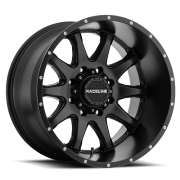 Picture of Raceline 930B Shift 17x8in - 5x114-3-5x120 BP - 35mm Offset - 74-1mm Bore - Satin Black Wheel