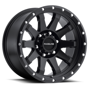 Picture of Raceline 934B Clutch 20x10in - 8x170 BP - -19mm Offset - 125-2mm Bore - Satin Black Wheel