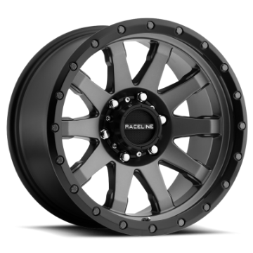 Picture of Raceline 934G Clutch 17x8-5in - 6x135 BP - 18mm Offset - 87-1mm Bore - Gunmetal Wheel