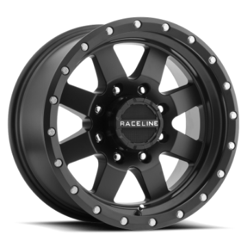 Picture of Raceline 935B Defender 17x9in - 6x135 BP - 0mm Offset - 94mm Bore - Satin Black Wheel