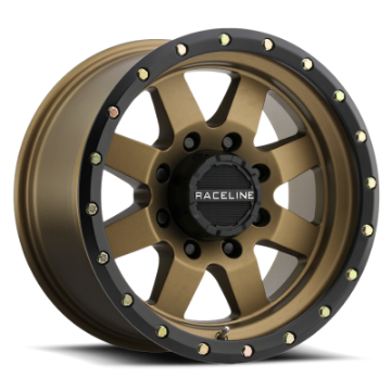 Picture of Raceline 935BZ Defender 17x9in - 6x139-7 BP - 0mm Offset - 107-95mm Bore - Bronze Wheel
