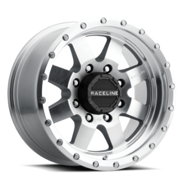 Picture of Raceline 935MC Defender 17x9in - 8x165-1 BP - -12mm Offset - 130-81mm Bore - Machined Wheel