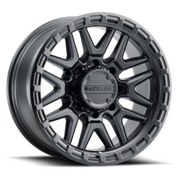 Picture of Raceline 953B Krank 18x9in - 8x165-1 BP - 18mm Offset - 125-2mm Bore - Satin Black Wheel