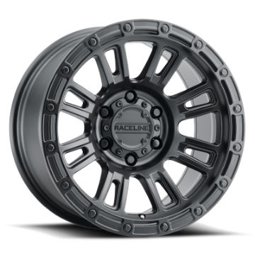 Picture of Raceline 956B Compass 17x9in - 8x170 BP - -12mm Offset - 125-2mm Bore - Satin Black Wheel