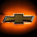 Picture of Oracle 14-15 Chevrolet Camaro Illuminated Bowtie - Amber