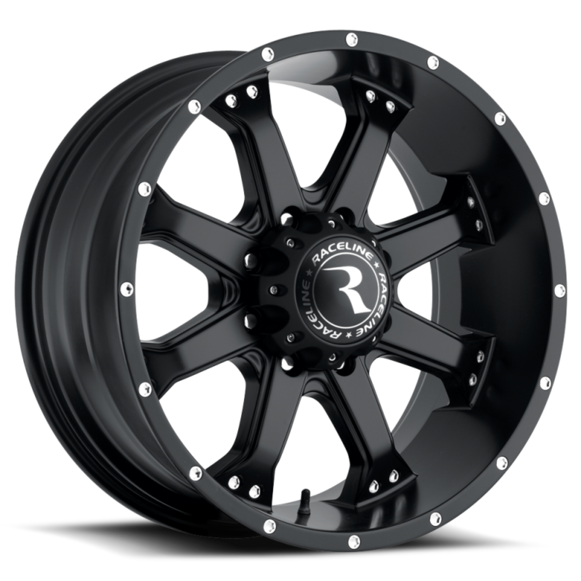 Picture of Raceline 991B Assault 17x9in - 5x139-7 BP - 18mm Offset - 106-5mm Bore - Satin Black Wheel
