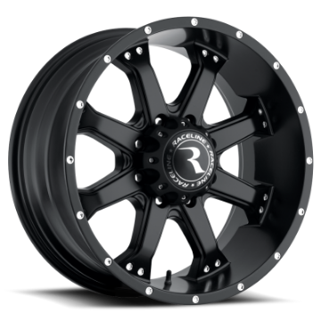 Picture of Raceline 991B Assault 16x8in - 8x165-1 BP - 0mm Offset - 125-2mm Bore - Satin Black Wheel