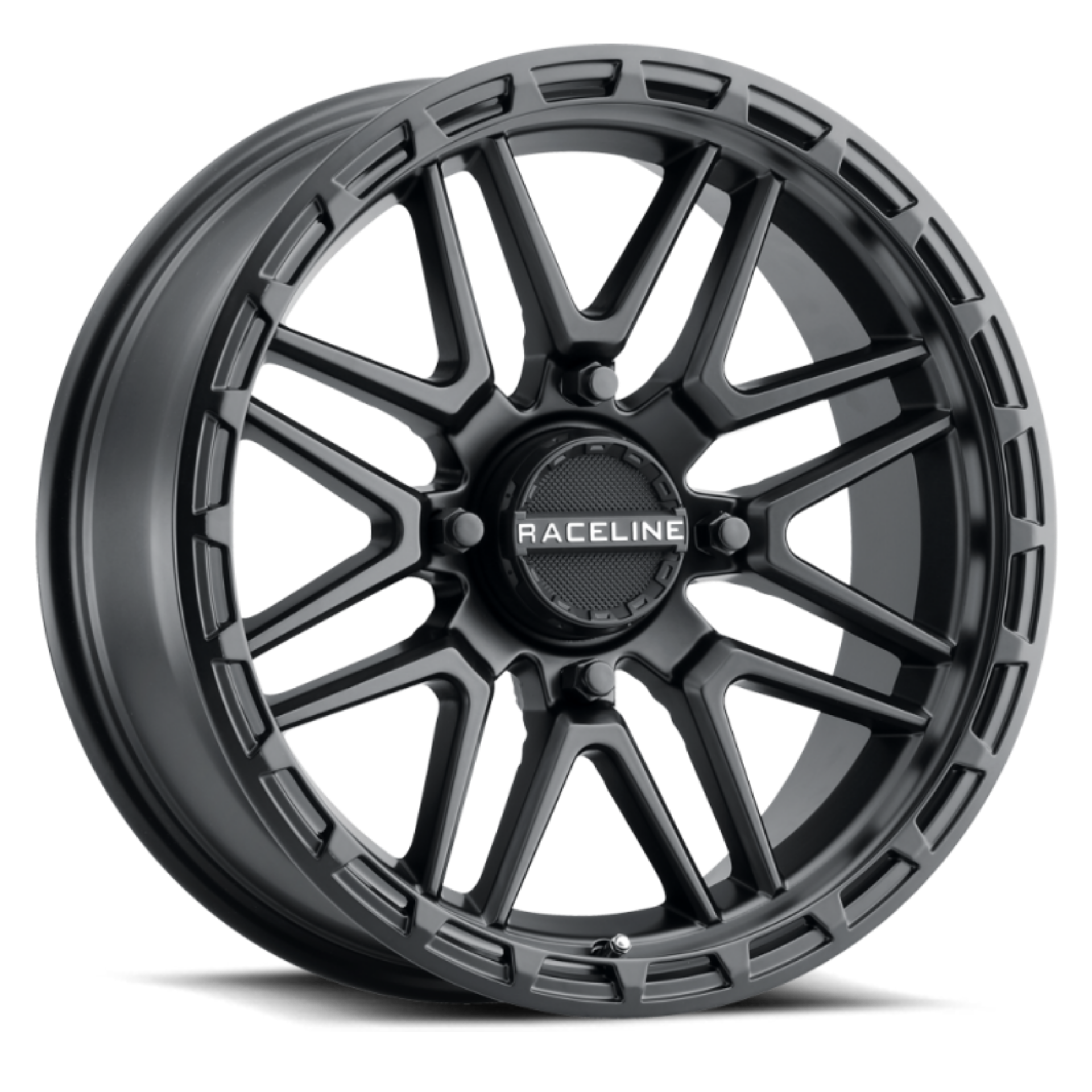 Picture of Raceline A11B Krank-Xl 18x7in - 4x137 BP - 0mm Offset - 110-18mm Bore - Satin Black Wheel