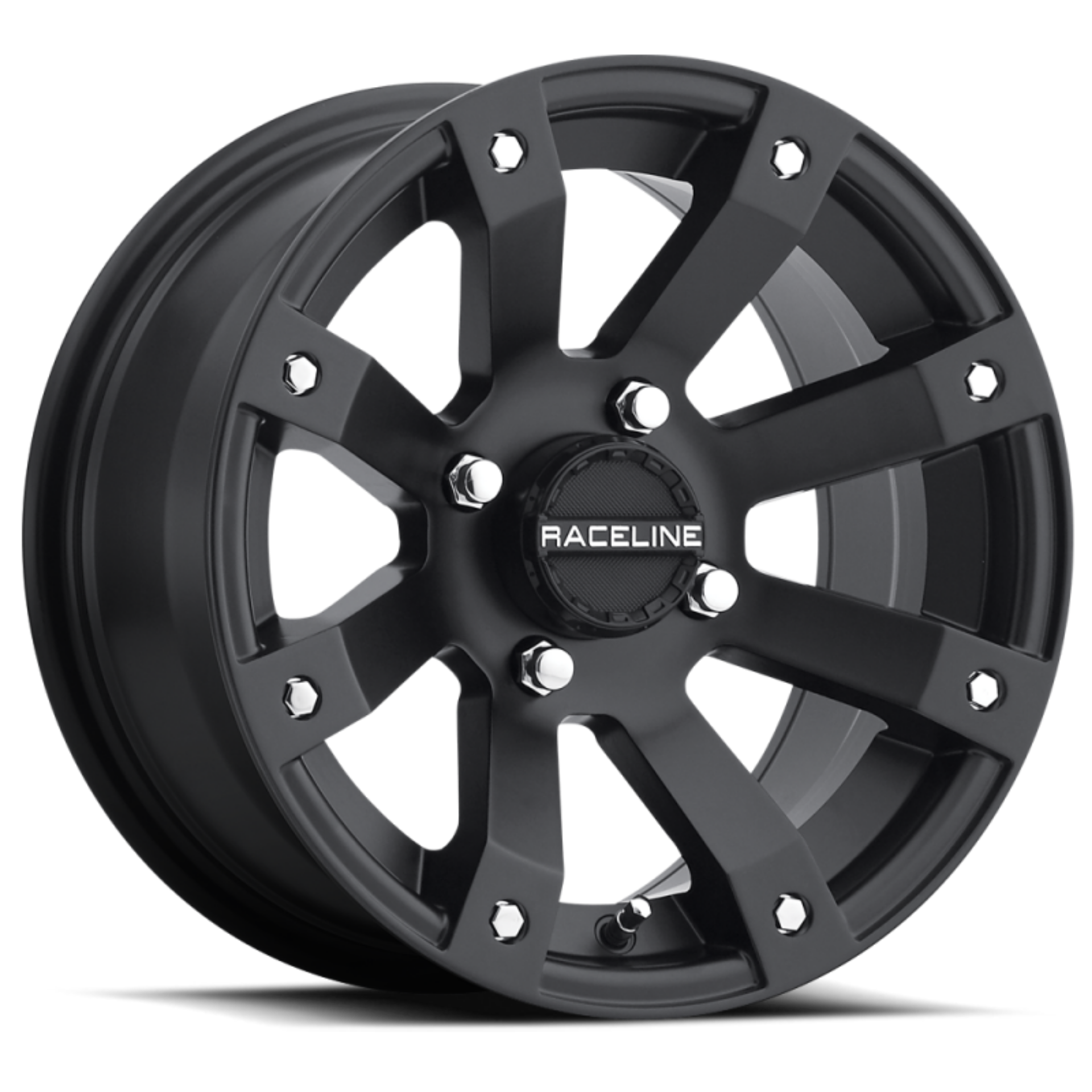 Picture of Raceline A79 Scorpion 12x7in - 4x110 BP - 10mm Offset - 83-8mm Bore - Satin Black Wheel