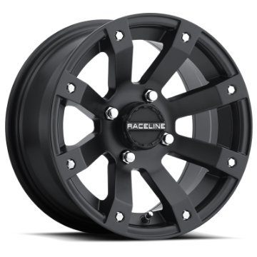 Picture of Raceline A79 Scorpion 12x7in - 4x110 BP - 10mm Offset - 83-8mm Bore - Satin Black Wheel