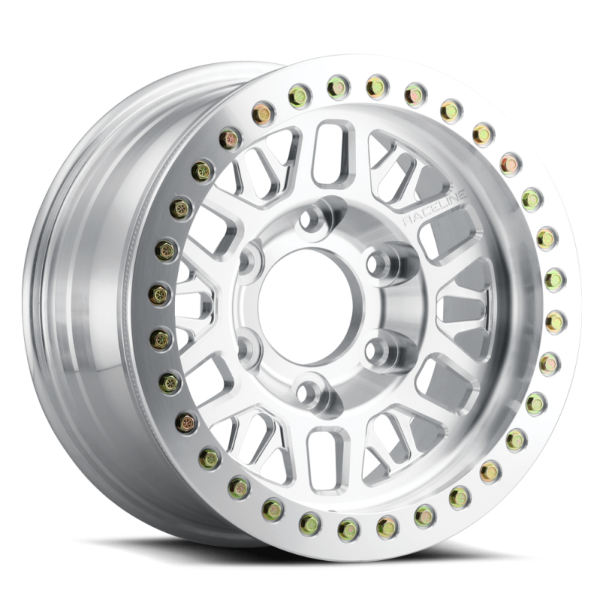 Picture of Raceline RT951F Ryno 17x9in - 6x139-7 BP - -12mm Offset - 108mm Bore - Machined Beadlock Wheel