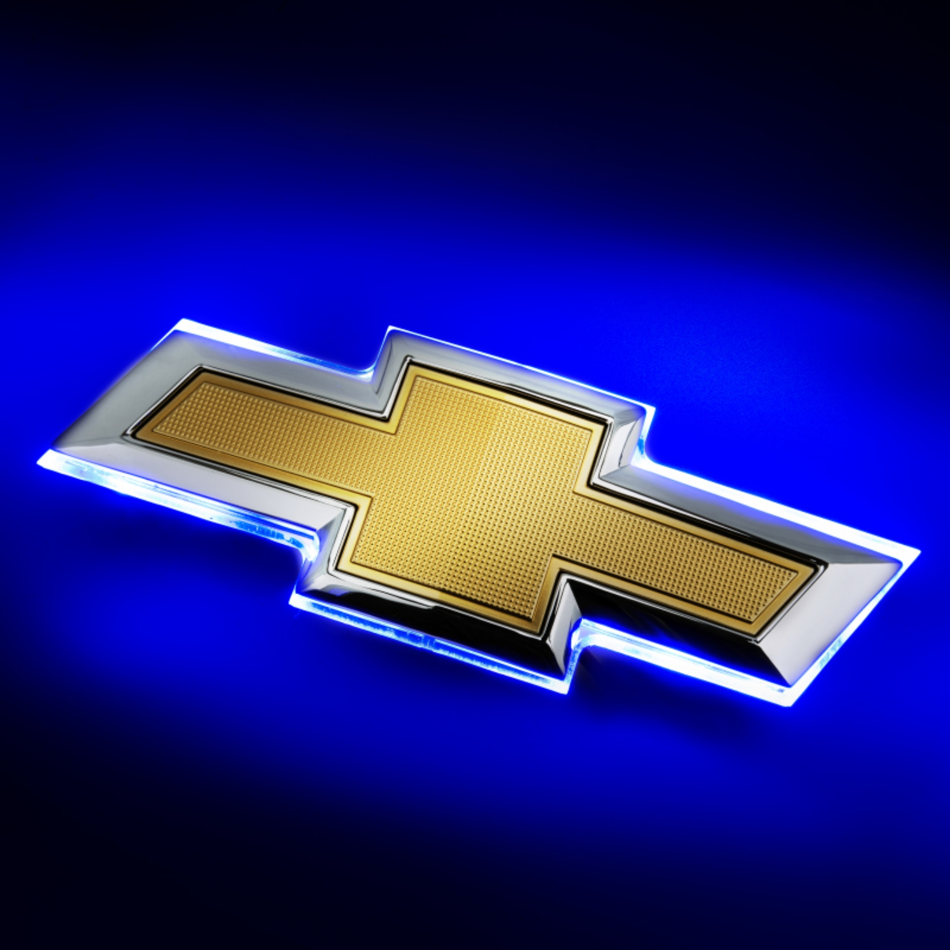 Picture of Oracle 16-19 Chevrolet Camaro Illuminated Bowtie - Dual Intensity - Blue