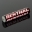 Picture of Renthal SX Pad 10 in- -Black- Red
