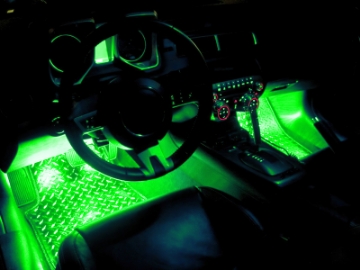 Picture of Oracle Pair 15in LED Strips Retail Pack - Green