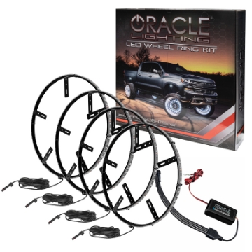Picture of Oracle LED Illuminated Wheel Rings - ColorSHIFT Dynamic - ColorSHIFT - Dynamic