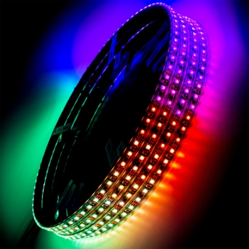Picture of Oracle LED Illuminated Wheel Rings - ColorSHIFT Dynamic - ColorSHIFT - Dynamic