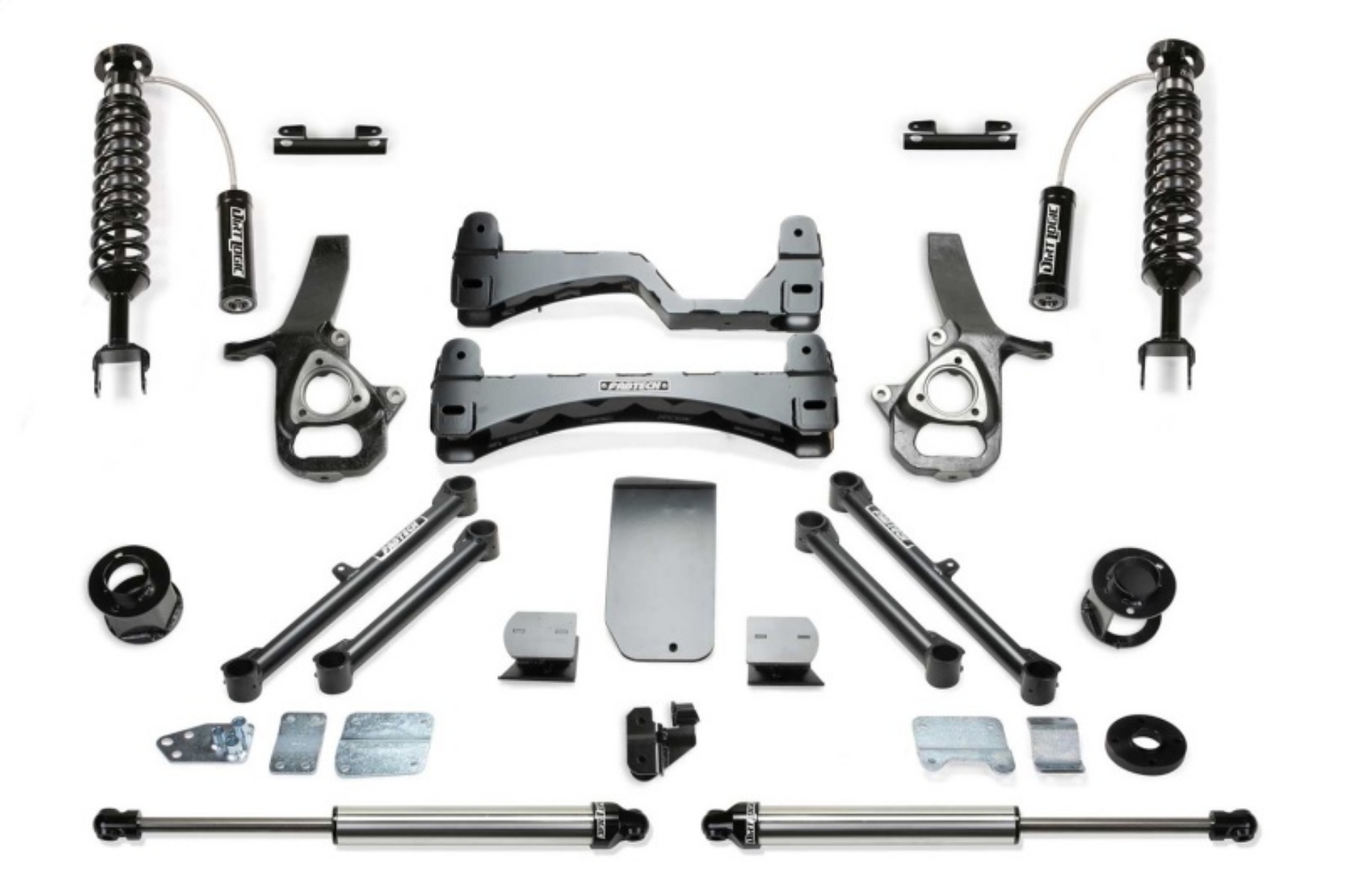 Picture of Fabtech 19-21 Ram 1500 4WD 6in Perf Sys w-Dlss 2-5 Resi C-O & Rr Dl
