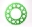 Picture of Renthal 2020 Kawasaki KX 65 RearGrooved Sprocket - Green 420-47P Teeth