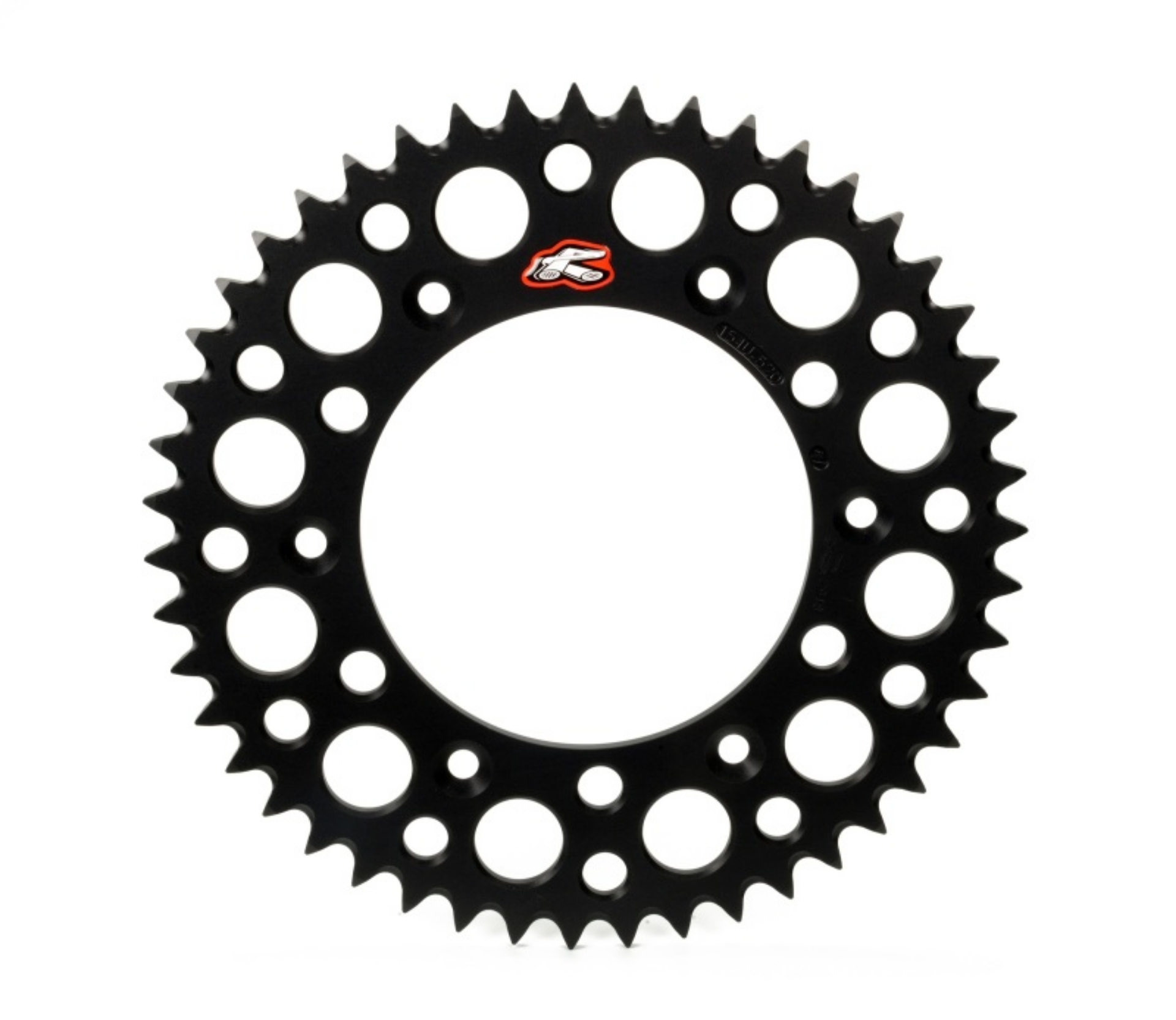 Picture of Renthal 89-90-96-97 Kawasaki KX 100 Rear Grooved Sprocket - Black 420-52P Teeth