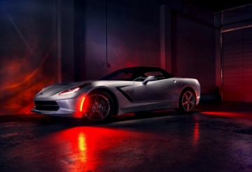 Picture of Oracle Chevrolet Corvette C7 Concept Sidemarker Set - Clear - Carbon Flash Metallic GAR