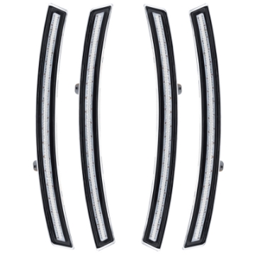 Picture of Oracle Chevrolet Corvette C7 Concept Sidemarker Set - Ghosted - Black Rose GGA