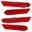 Picture of Oracle 10-15 Chevrolet Camaro Concept Sidemarker Set - Tinted - Red Hot G7C